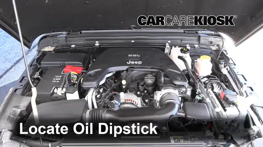 2020 Jeep Gladiator Overland 3.6L V6 Oil Check Oil Level